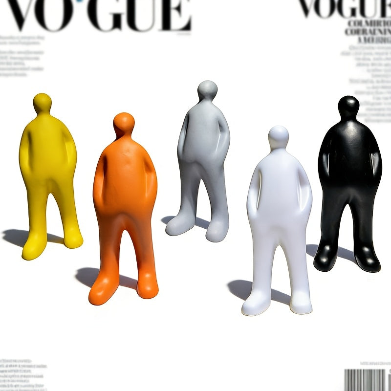 Tnessential Modern Art Abstract Walker Figure Resin Ornament 3D Decor