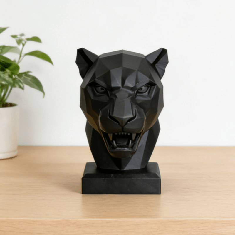 Tnessential Minimalist Geometric Cheetah Ornament 3D Decor