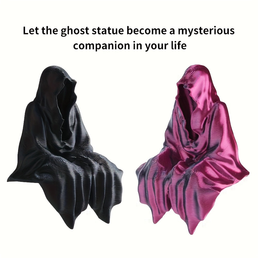 Tnessential D Printed Model of Black Hat Mysterious Person 3D Decor