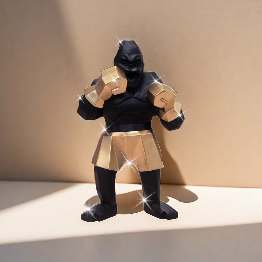 Tnessential Creative Gorilla Figurine 3D Decor