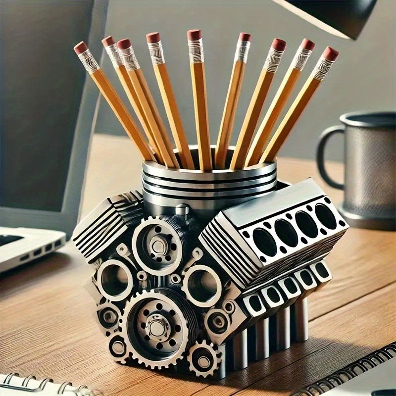 Tnessential Engine Cylinder Resin Ornament 3D Decor