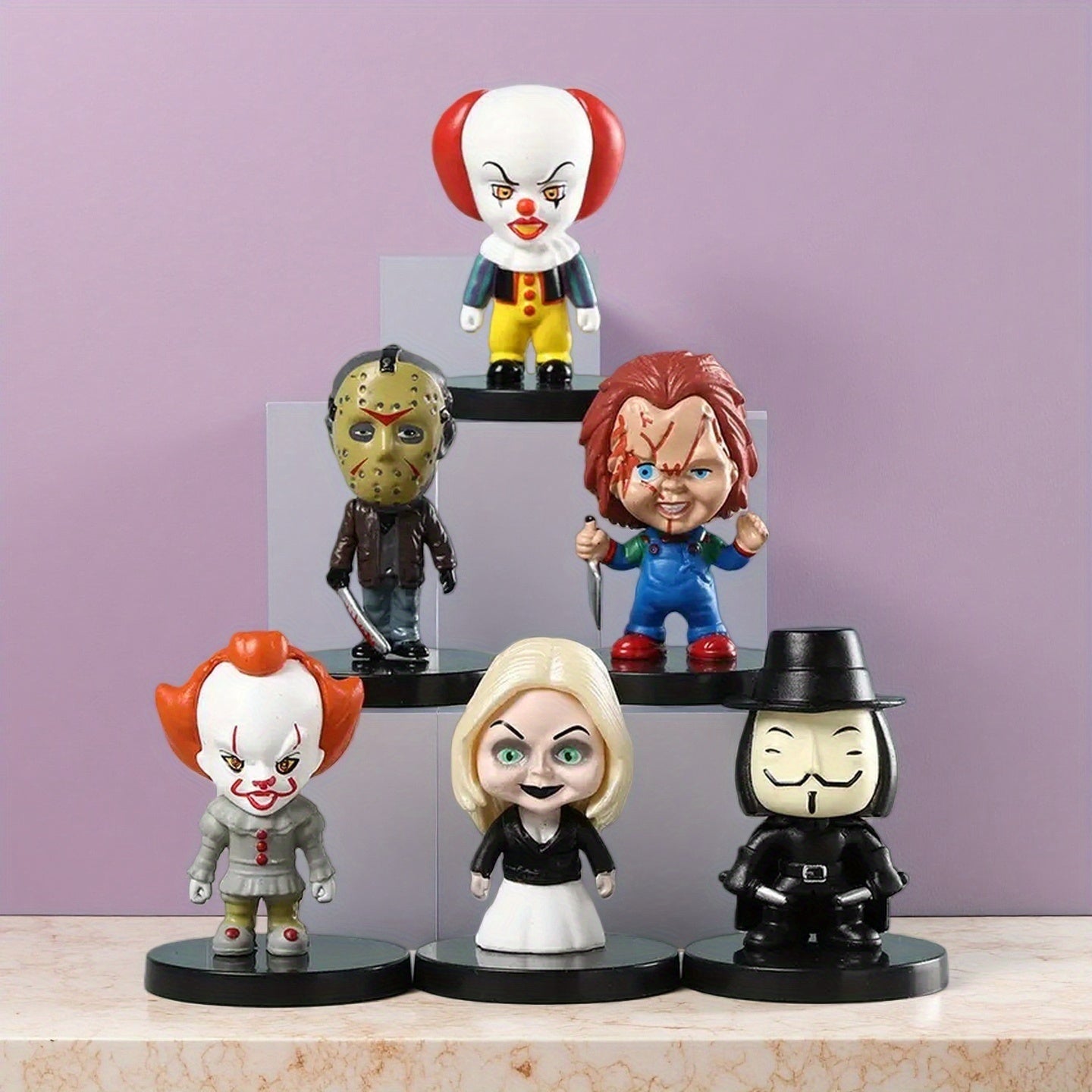 Tnessential Horror Movie Figure Dolls Collectors 3D Decor