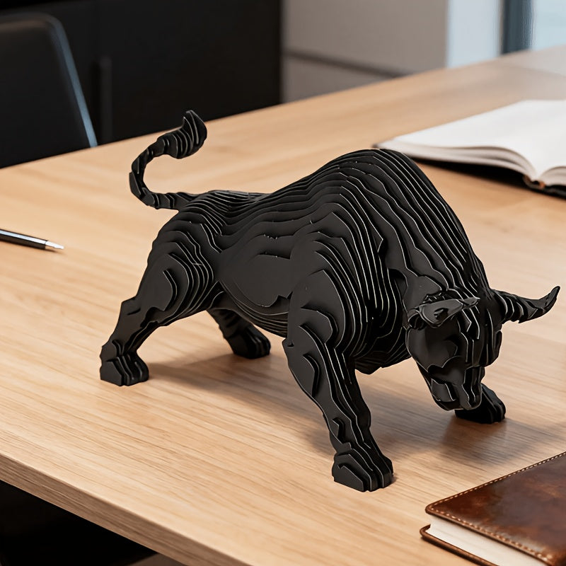 Tnessential Decorative Bull Statue 3D Decor