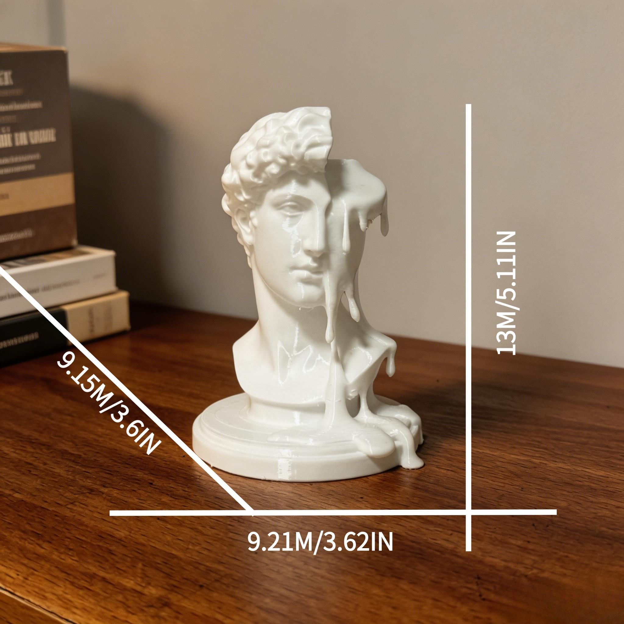 Tnessential Melting Classic 3D Printed Postmodern Art Ornament 3D Decor