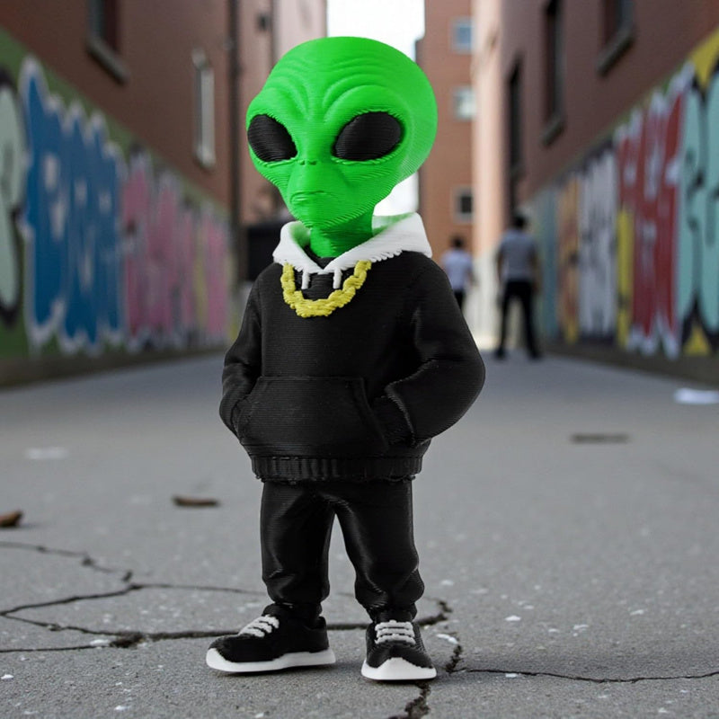 Tnessential Printed Alien Decorative Ornament 3D Decor