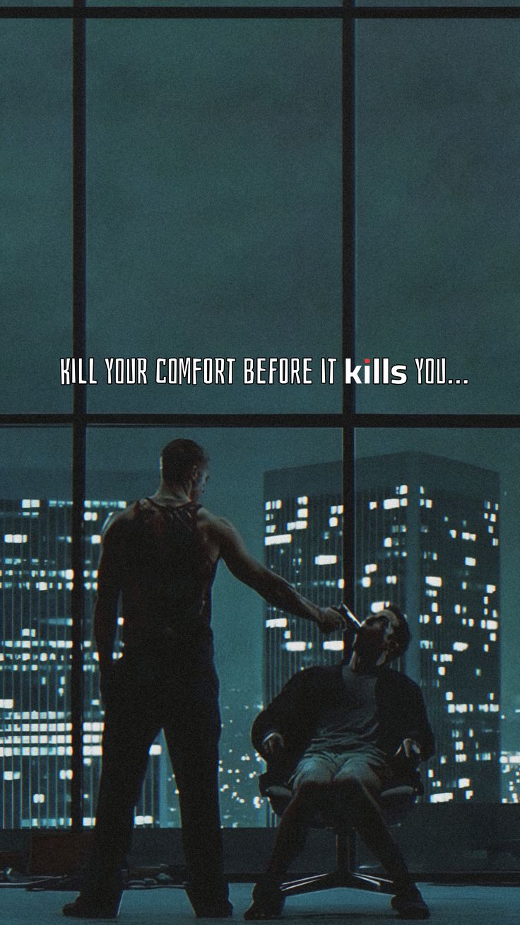 KILL YOUR COMFORT MOTIVATION CANVAS POSTER