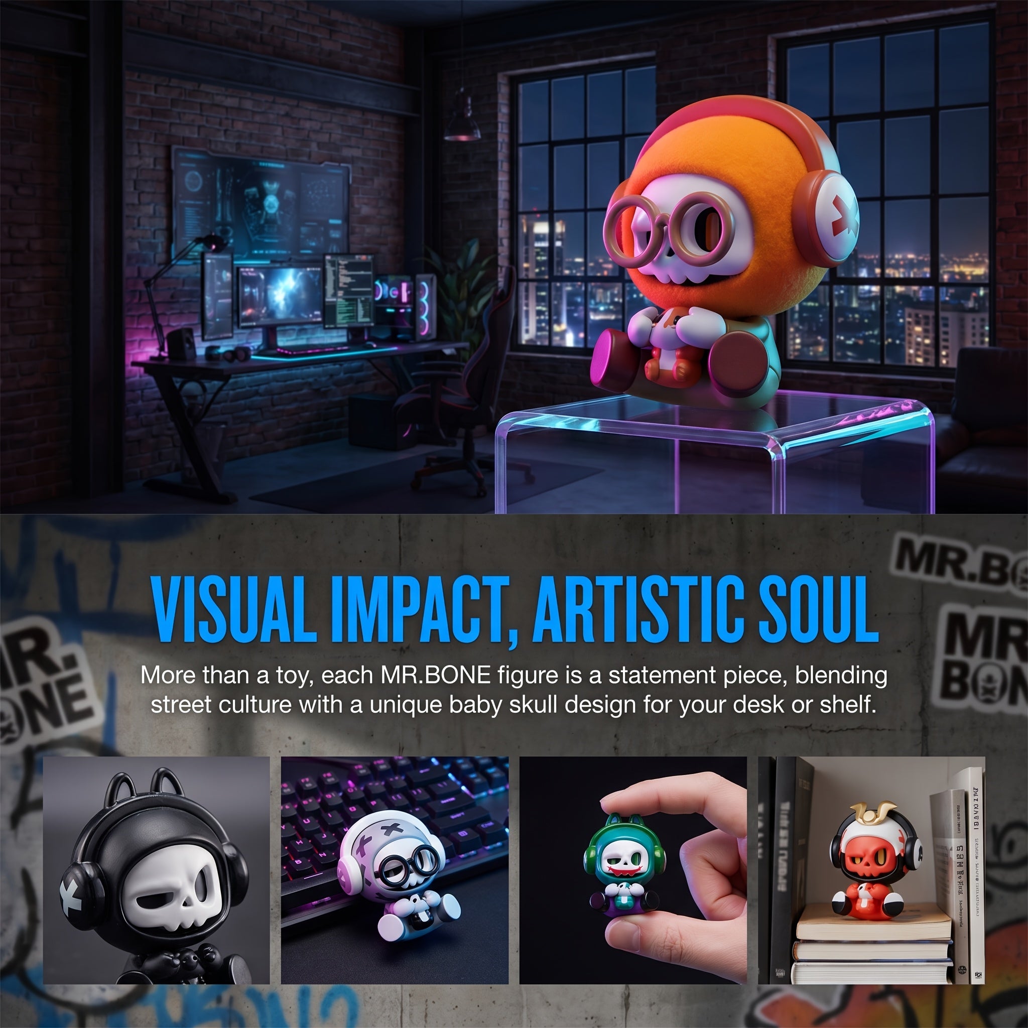 Tnessential MR.B Vol.1 Collectible Figure 3D Decor
