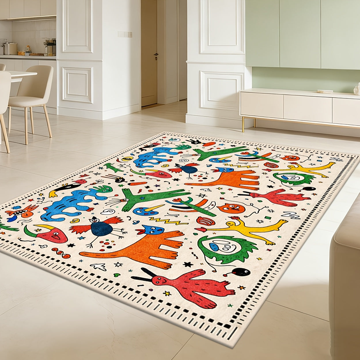 MODERN ABSTRACT 2 RUG view 2