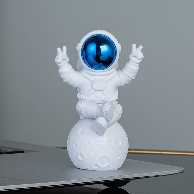 Tnessential Modern Astronaut Figurine 3D Decor