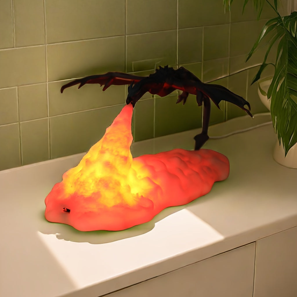 Tnessential Fire Dragon Lamps 3D Decor