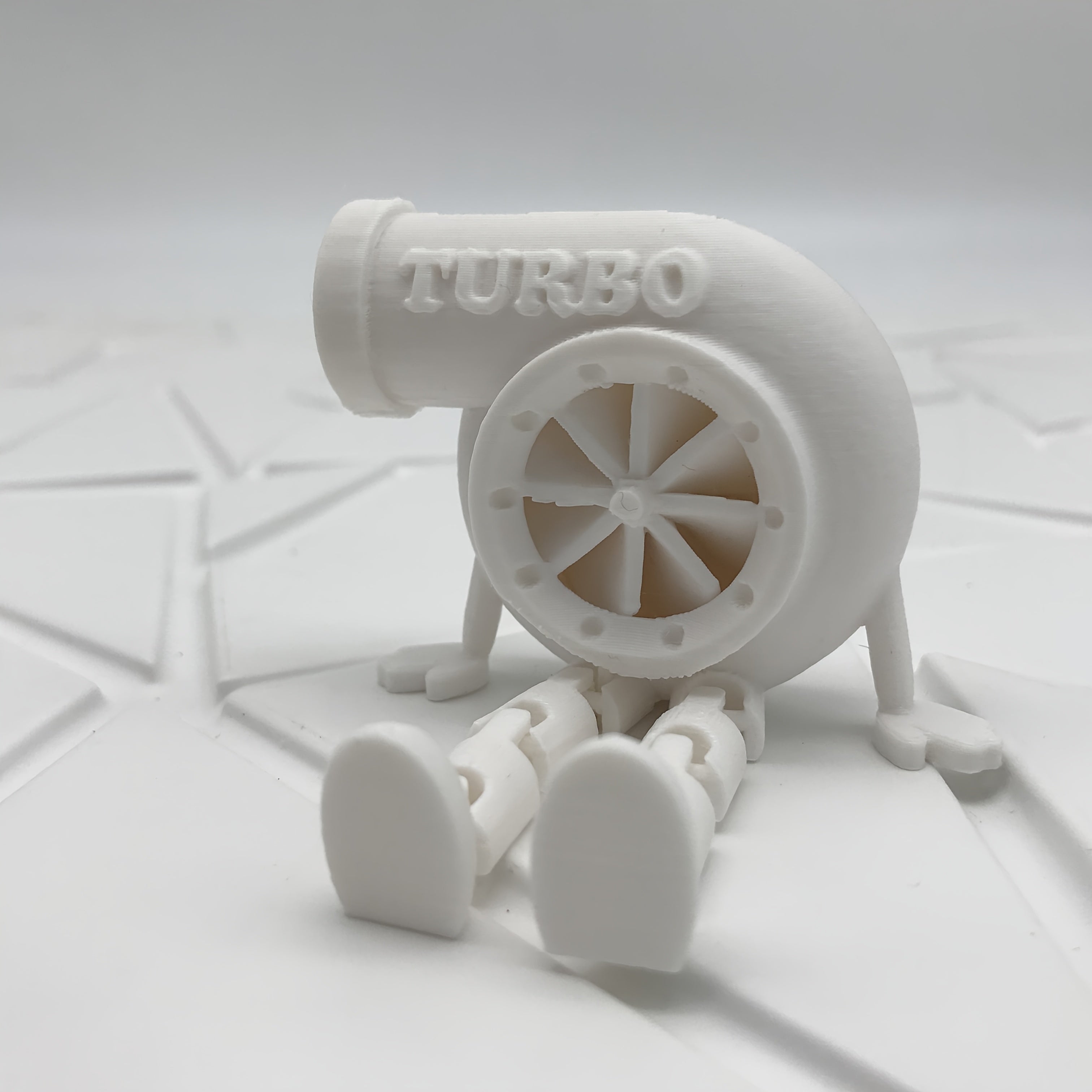 Tnessential Novel Turbine-shaped Ornament 3D Decor