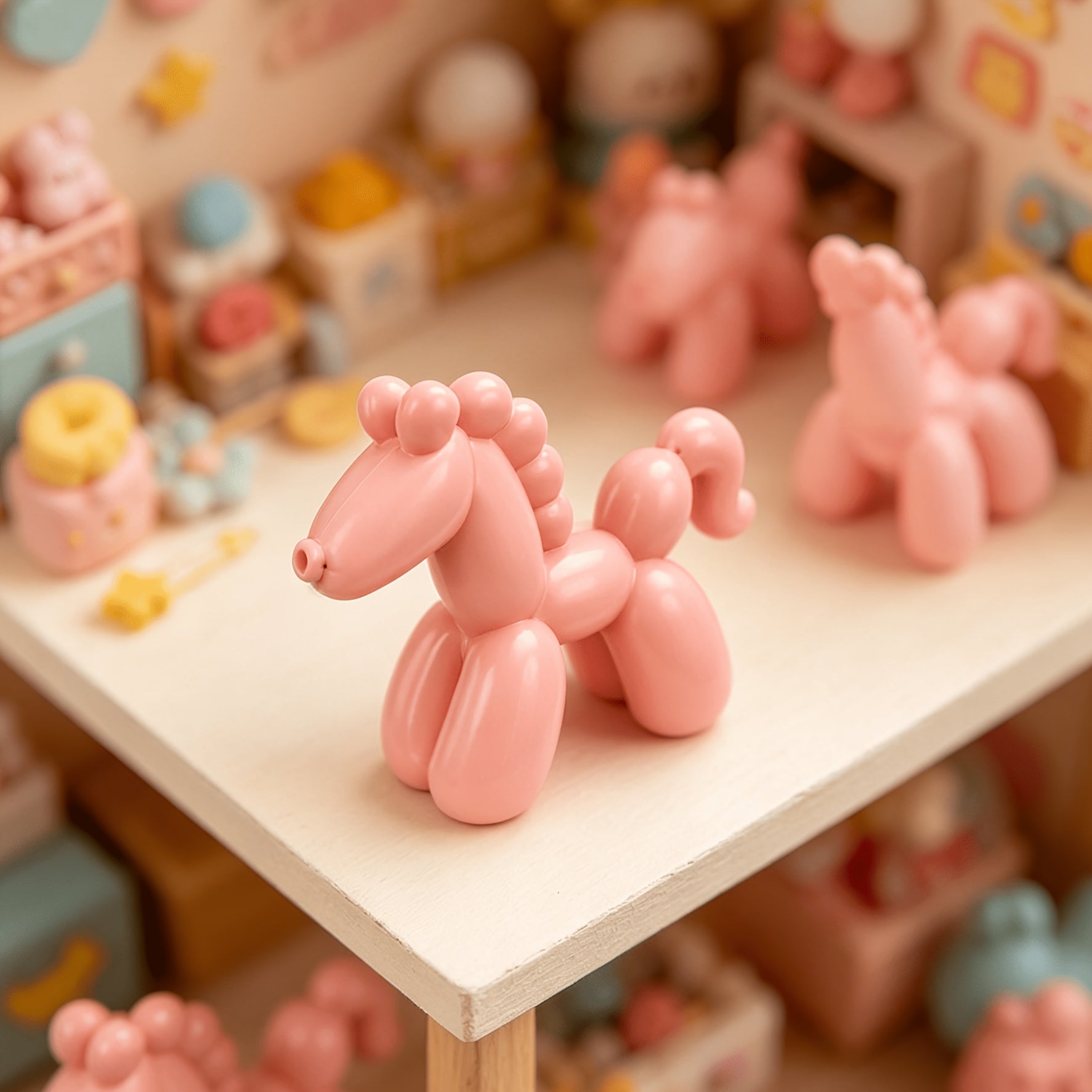 Tnessential Balloon Horse Resin Figurine Statue 3D Decor