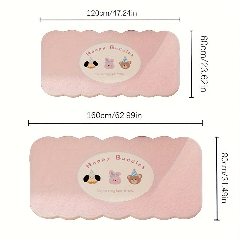 PINK IRREGULAR 3 RUG view 5