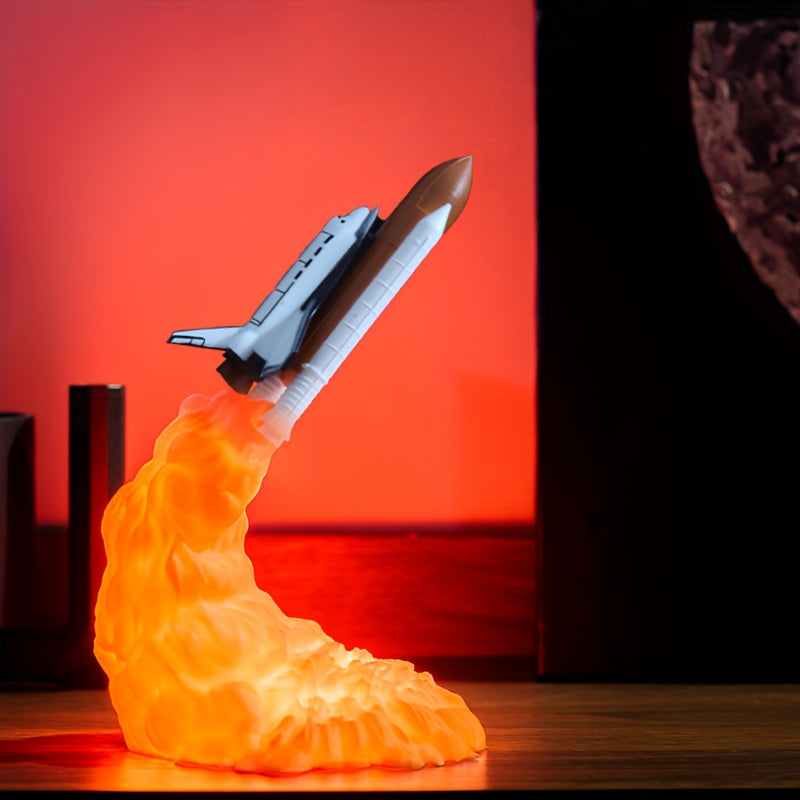 Tnessential Creative Rocket Nightlight 3D Decor
