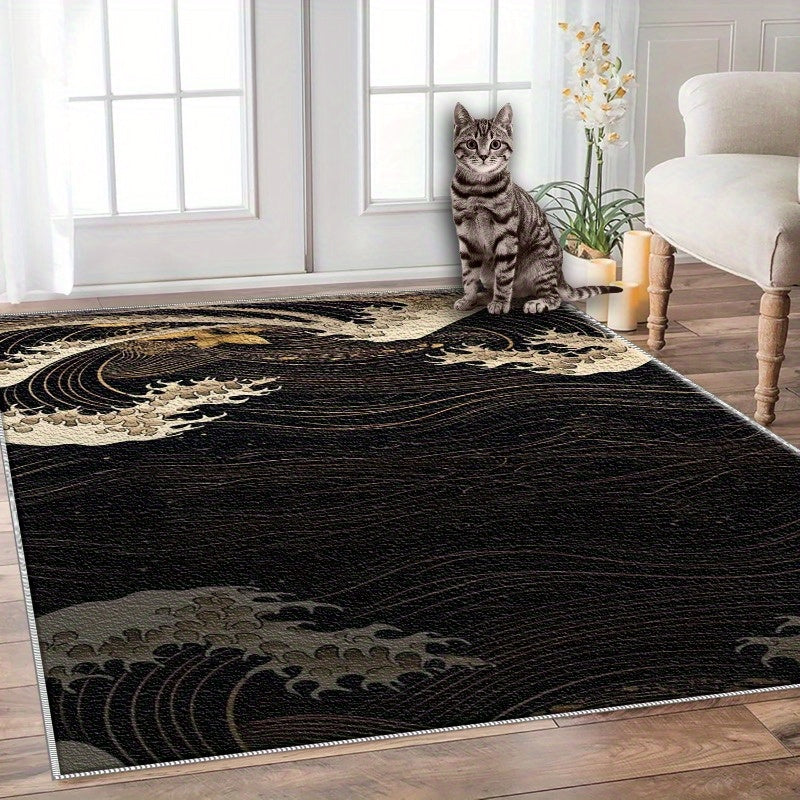 BLACK RUNNER 3 RUG view 2