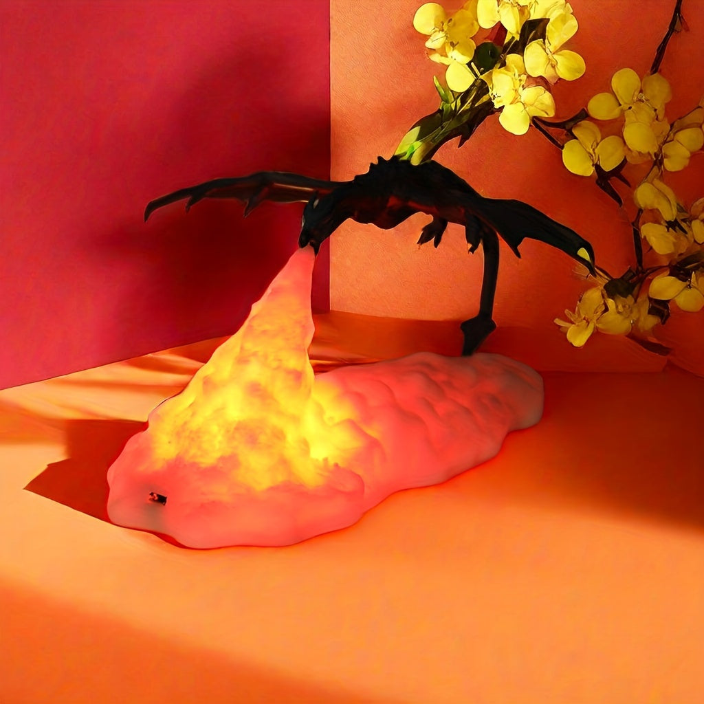Tnessential Fire Dragon Lamps 3D Decor