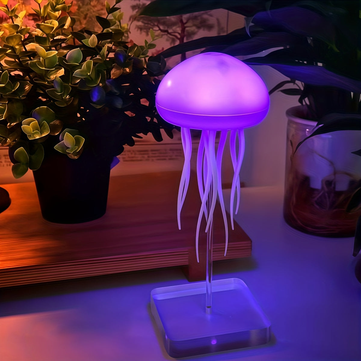 Tnessential Latest Popular Voice-controlled Jellyfish Lamp in 2026 3D Decor
