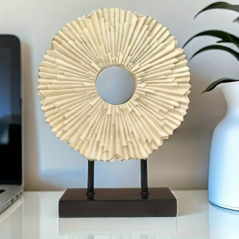 Tnessential Elegant Sunflower Resin Decoration 3D Decor