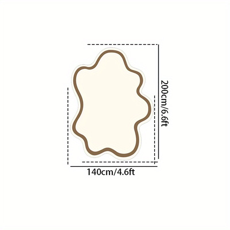 CREAM IRREGULAR 3 RUG view 9