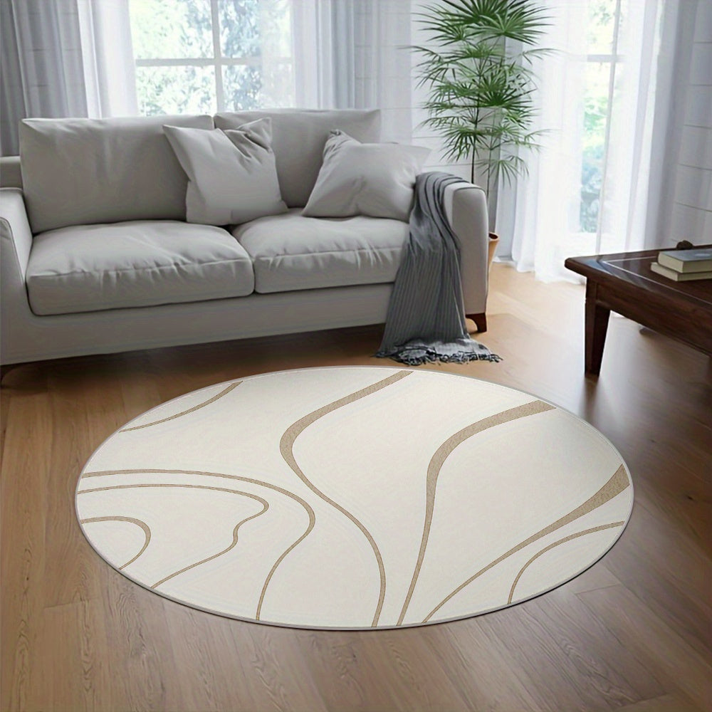 BEIGE ABSTRACT 3 RUG view 5