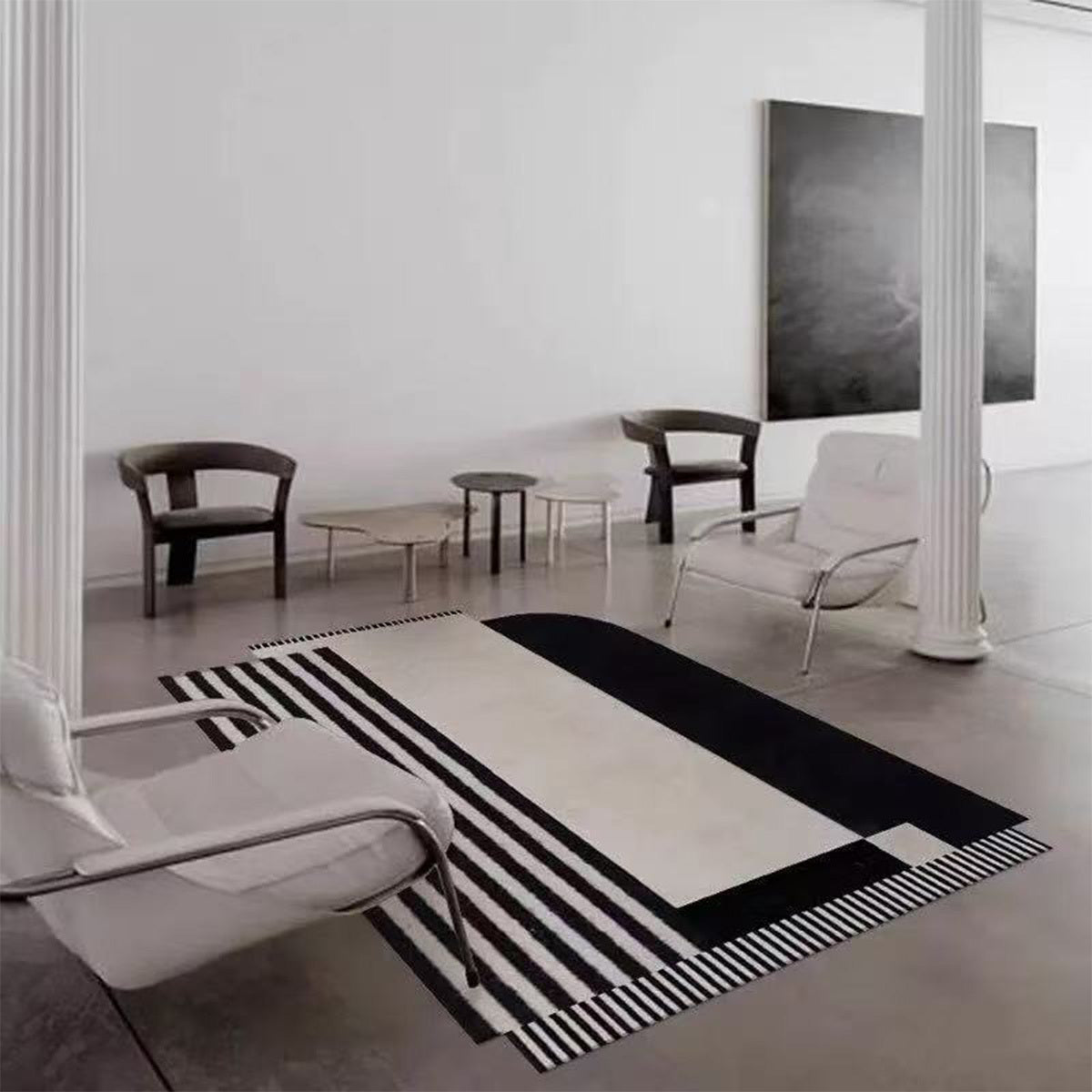 WHITE LEAF RUG view 6
