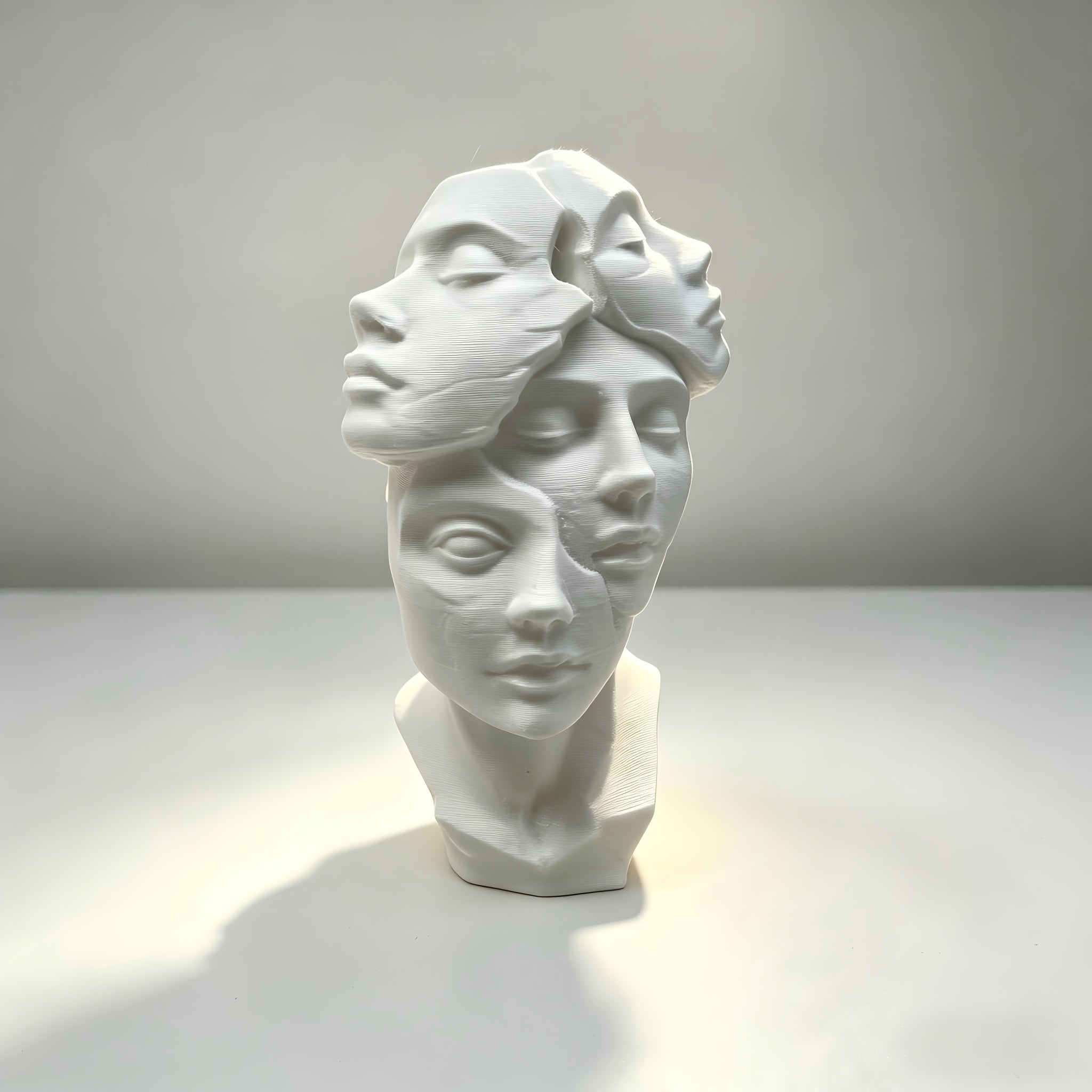 Tnessential Unique Multifaceted Abstract Art Sculpture 3D Decor