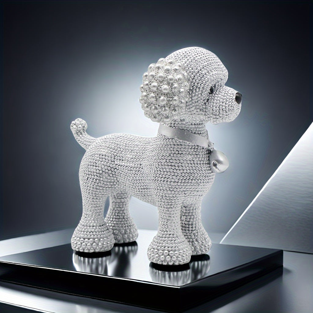 Tnessential Collectible Figurines Modern Luxury Teddy with Creative 3D Decor