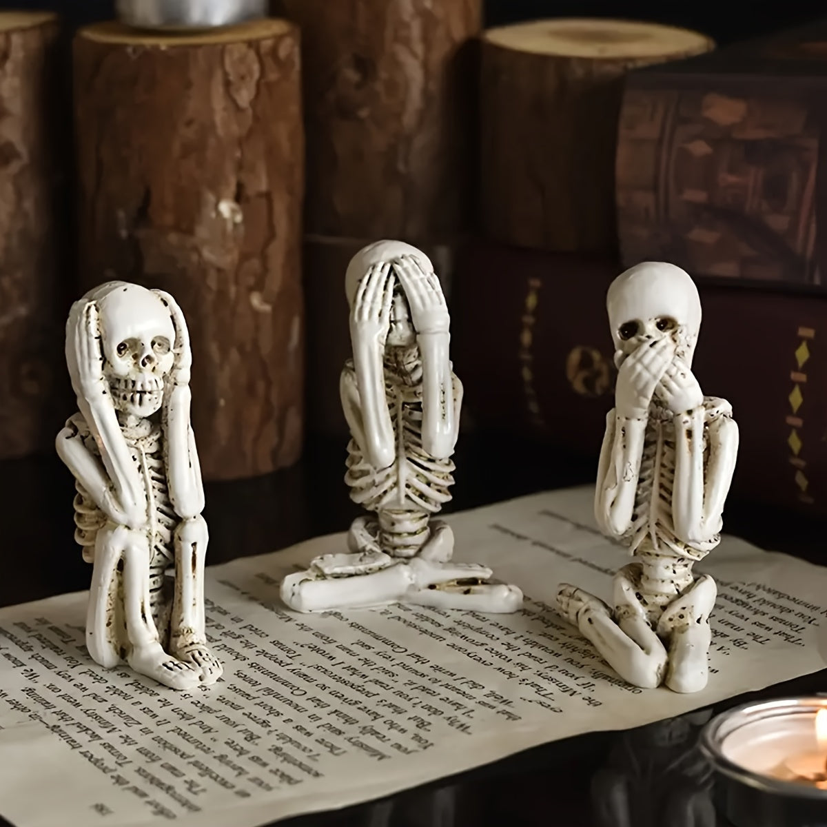 Tnessential S\u002f1set Halloween Ghost Festival 3pcs Set of Unseen 3D Decor