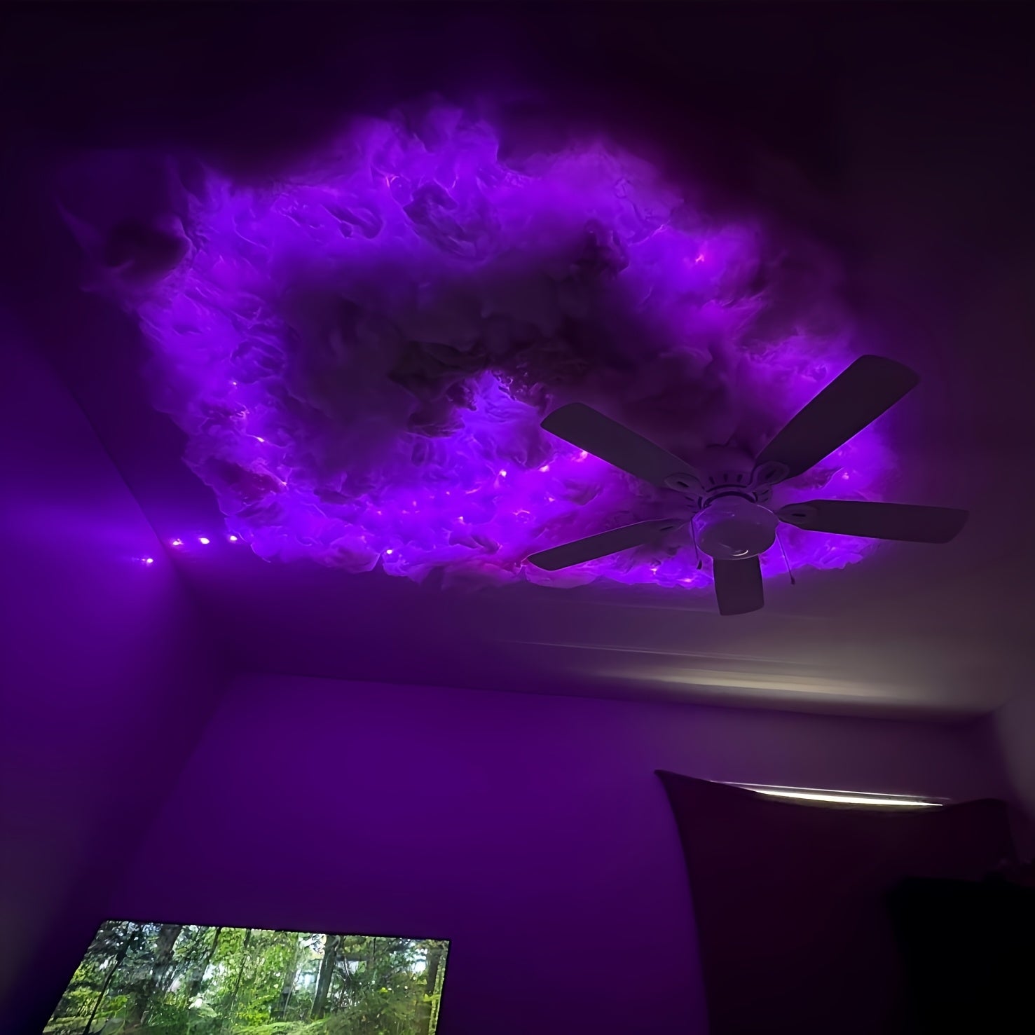Tnessential BINDLAN 8M 2025 New 3D Thunder Cloud LED Light 3D Decor