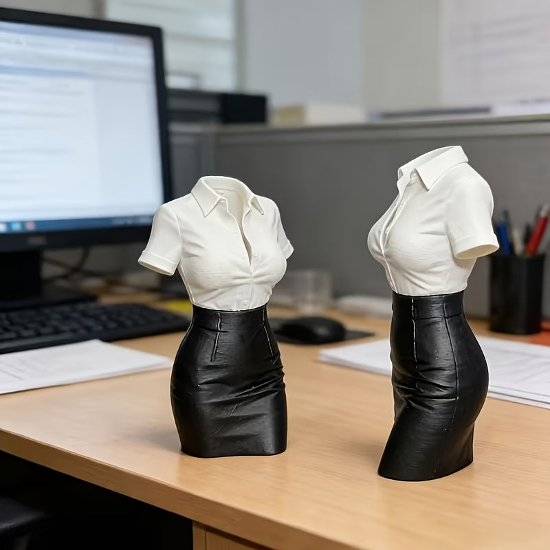 Tnessential Printed OL Bust Sculpture Figure 3D Decor