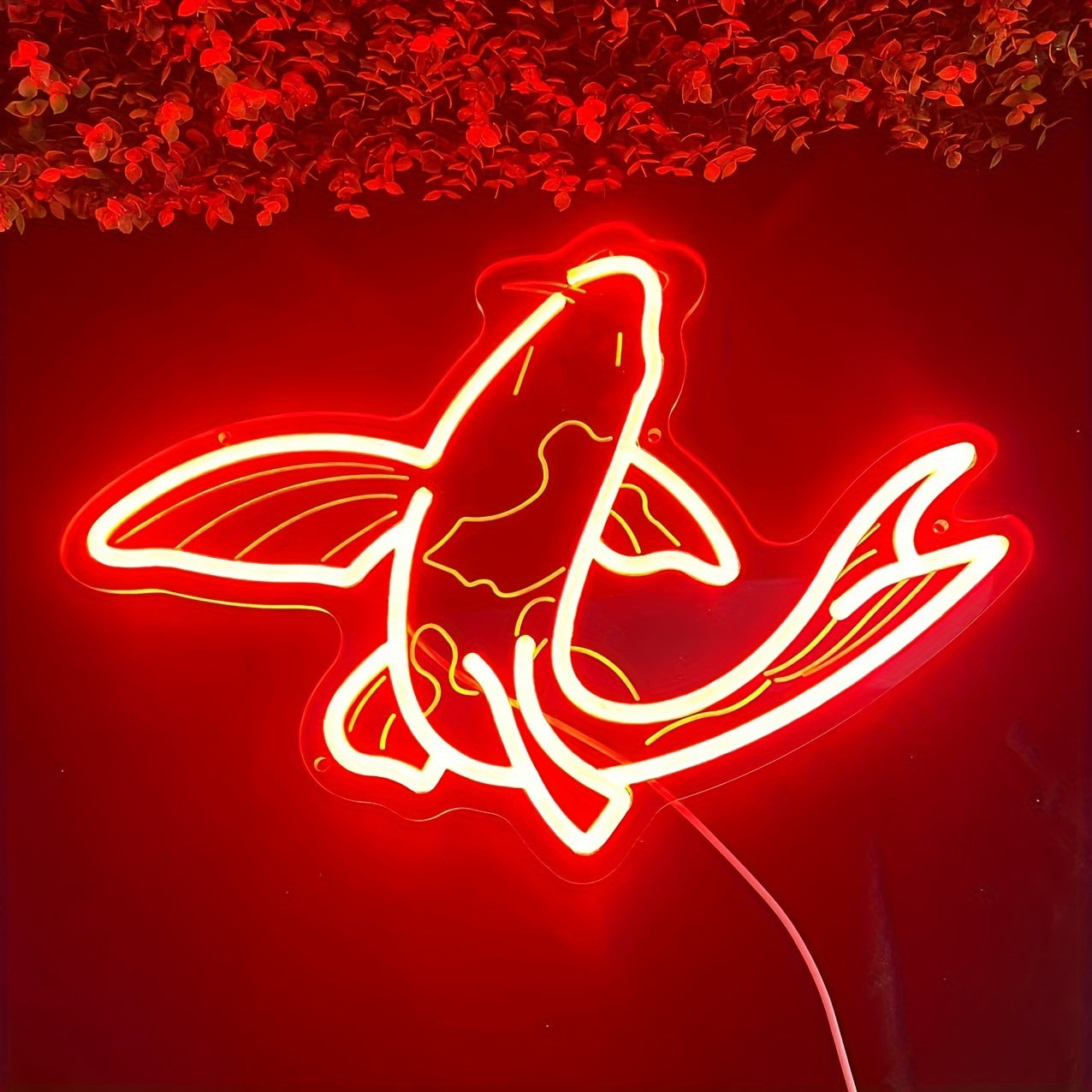 Tnessential Koi Fish Neon Sign 3D Decor
