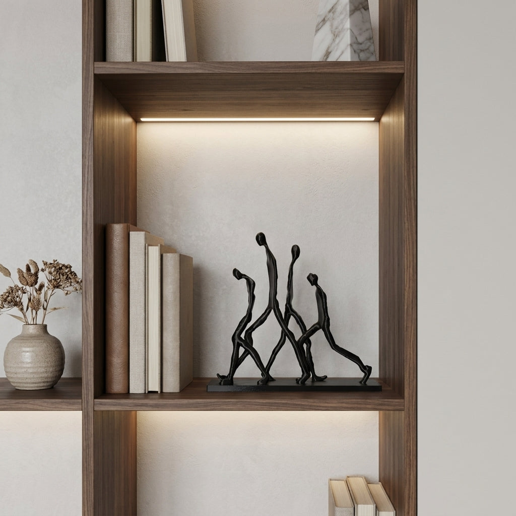Tnessential Modern Abstract Human Movement Figurine 3D Decor