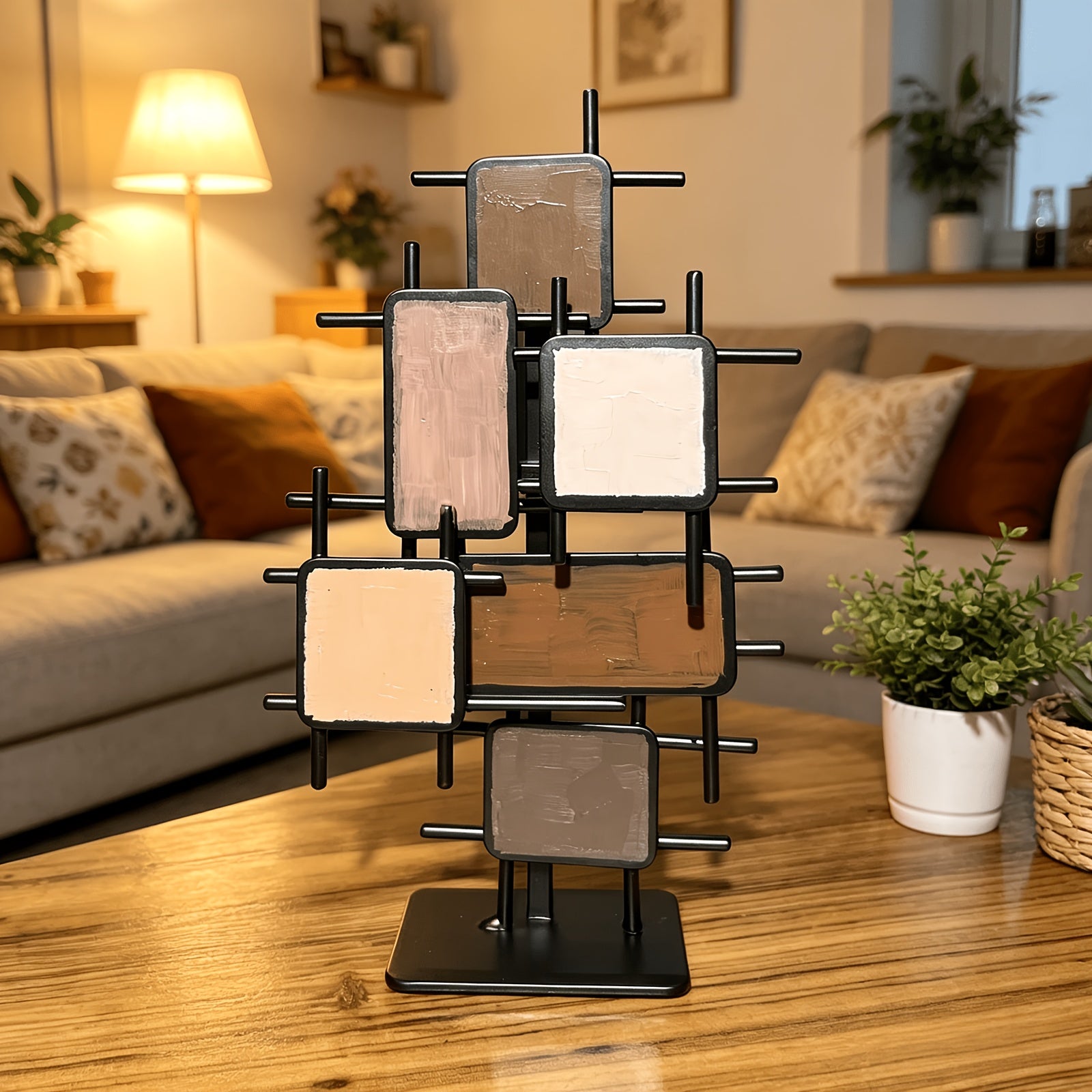 Tnessential Abstract Geometric Collectible Figurines 3D Decor