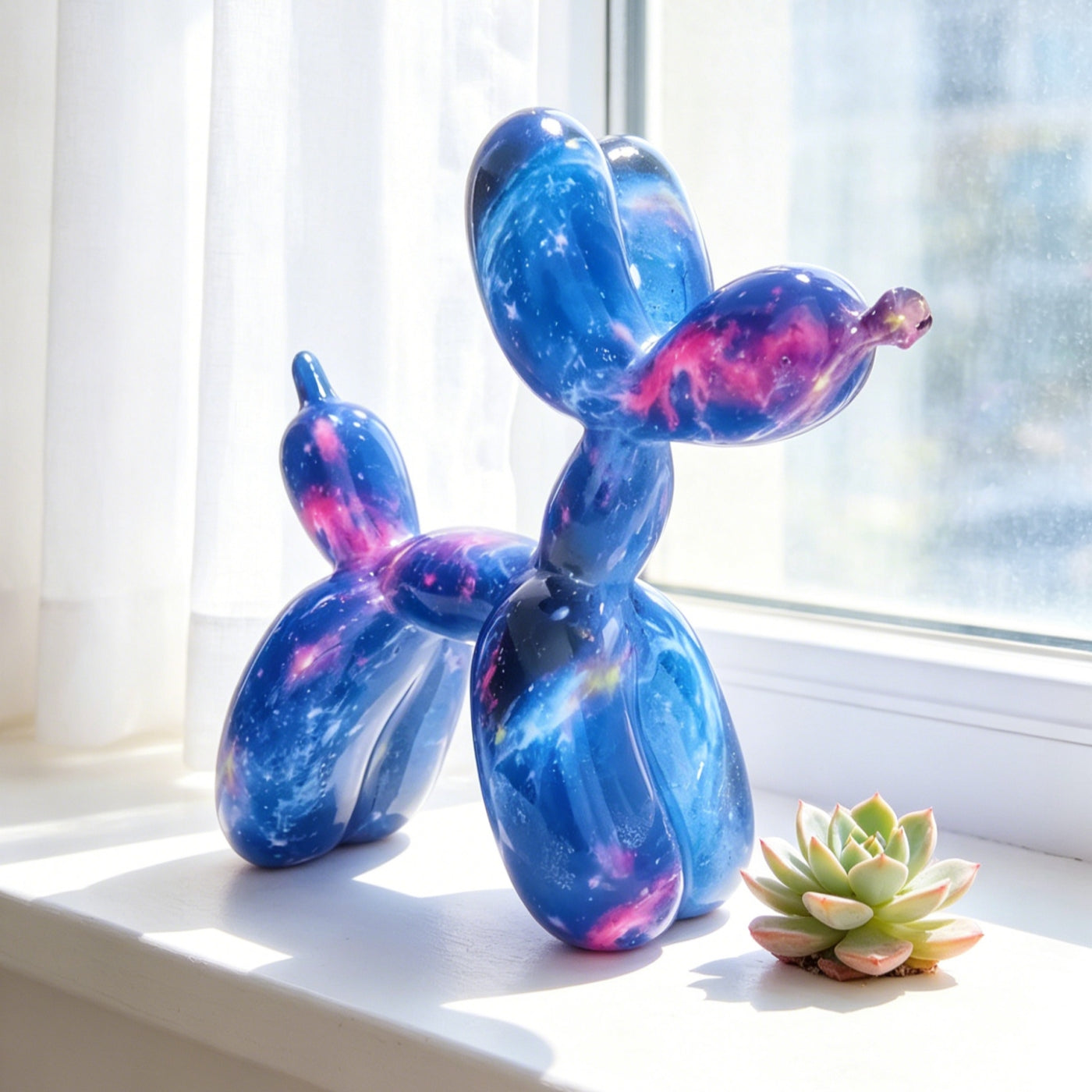 Tnessential Modern Balloon Dog Statue 3D Decor
