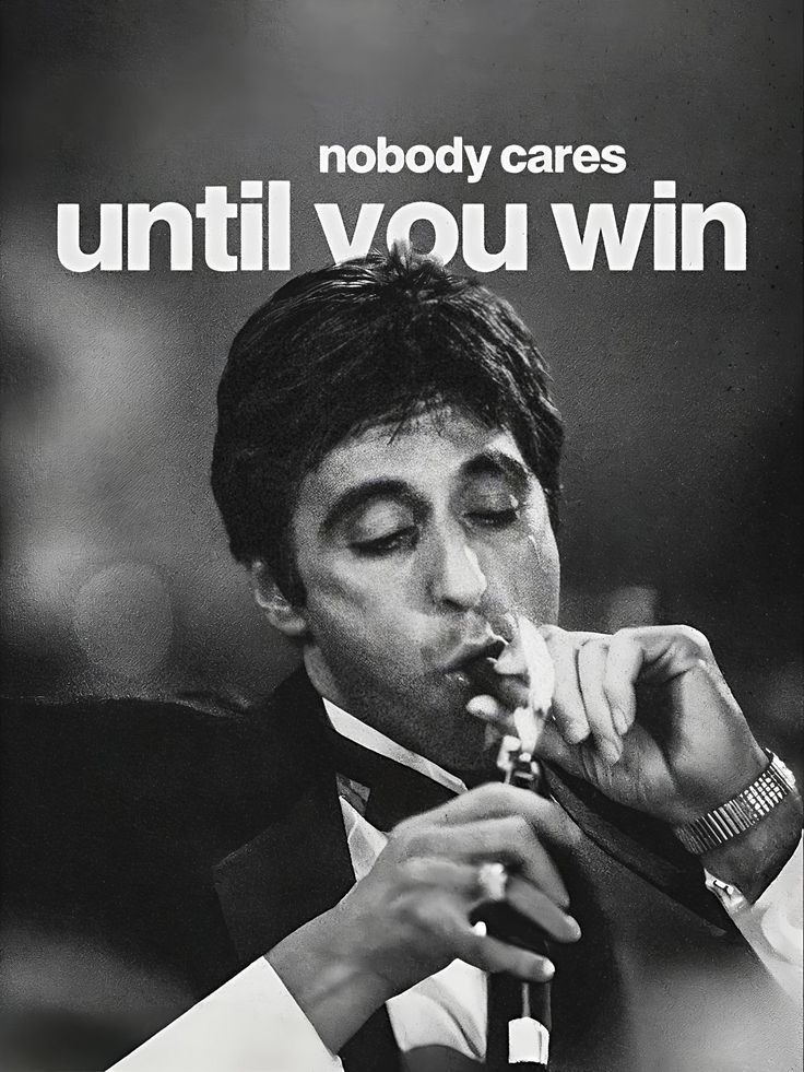 TONY MONTANA WINNING MINDSET CANVAS POSTER