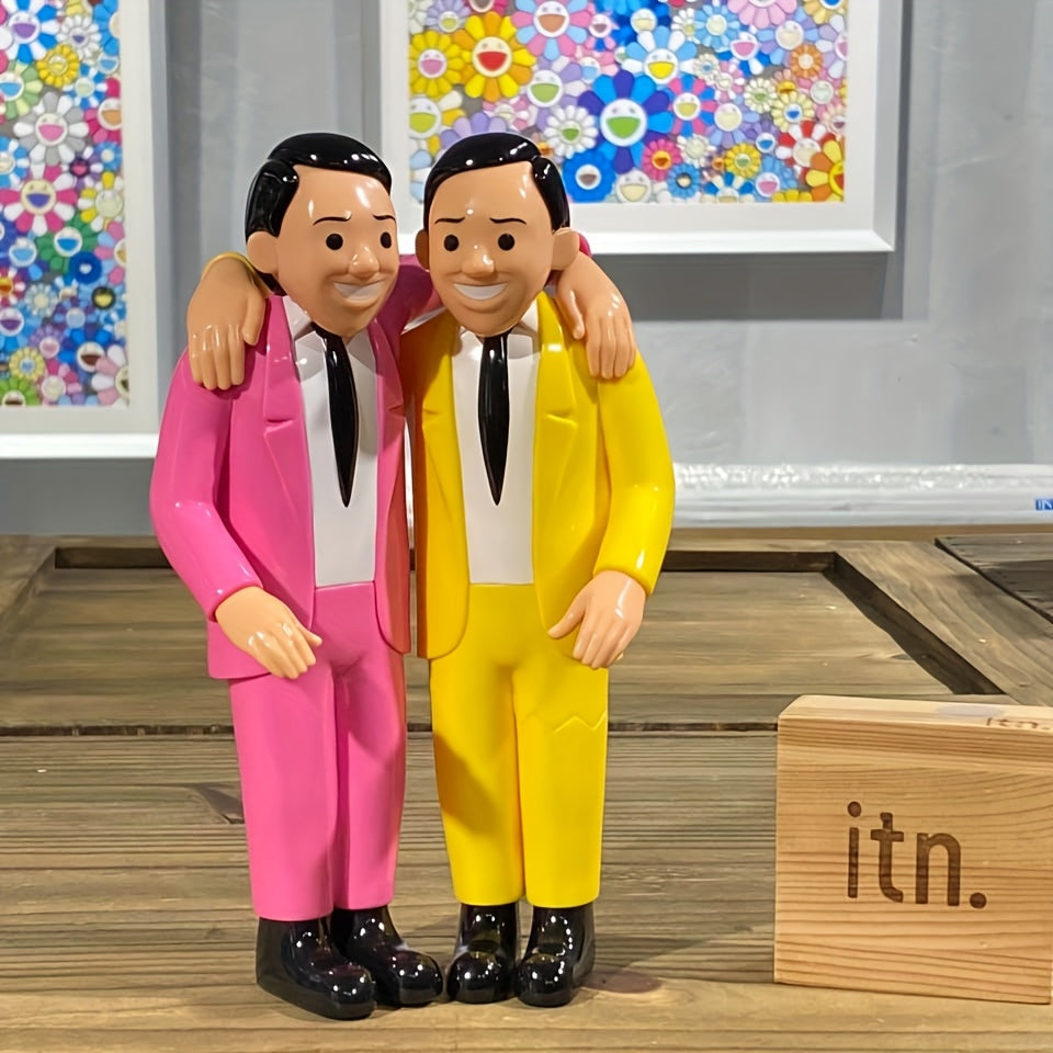 Tnessential Creative Dual Figurine 3D Decor