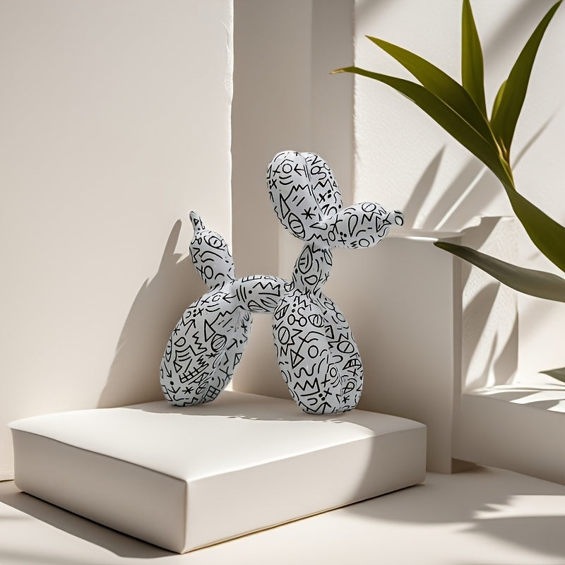 Tnessential Chic Balloon Dog Sculpture 3D Decor