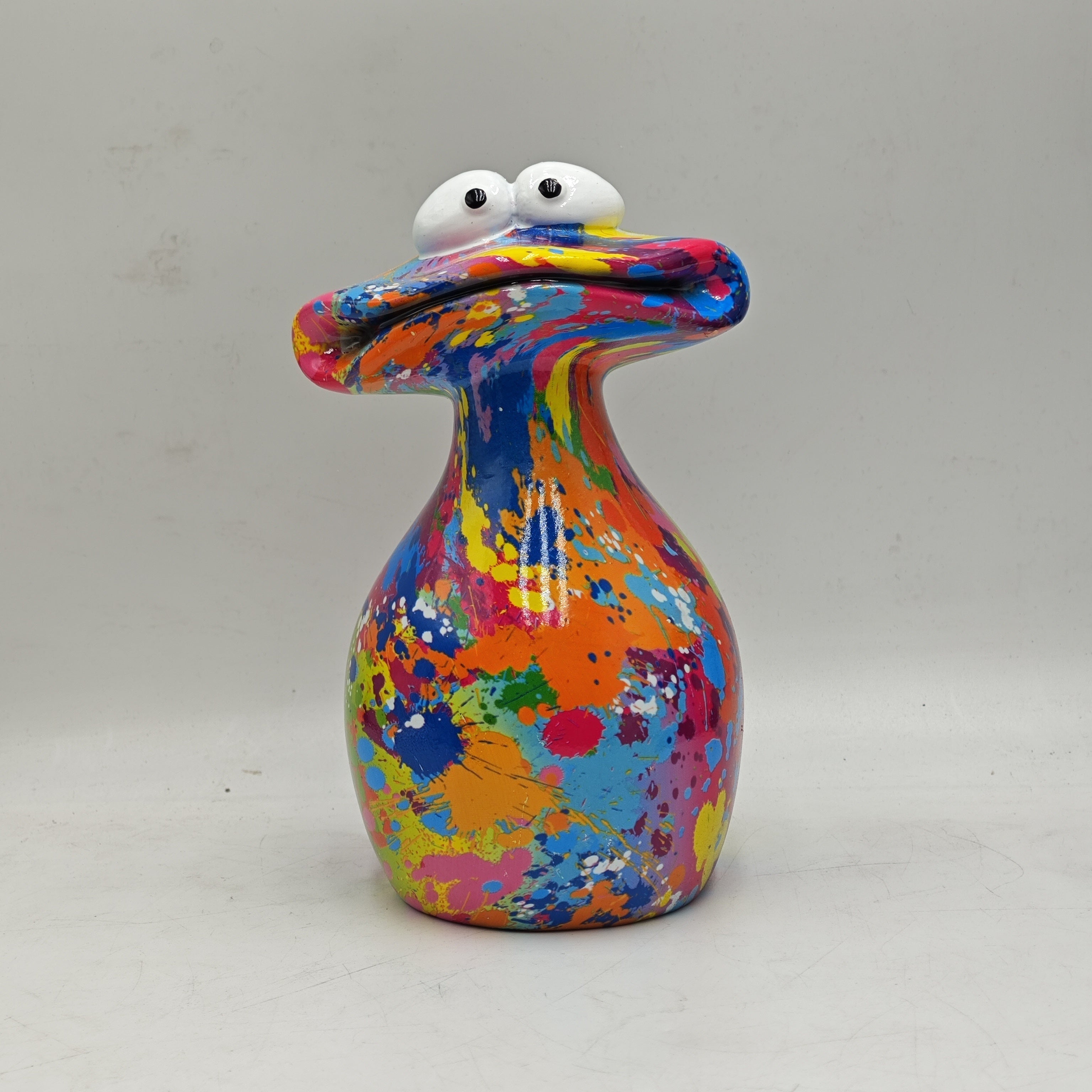 Tnessential Charming -mouthed Frog Resin Art Piece 3D Decor