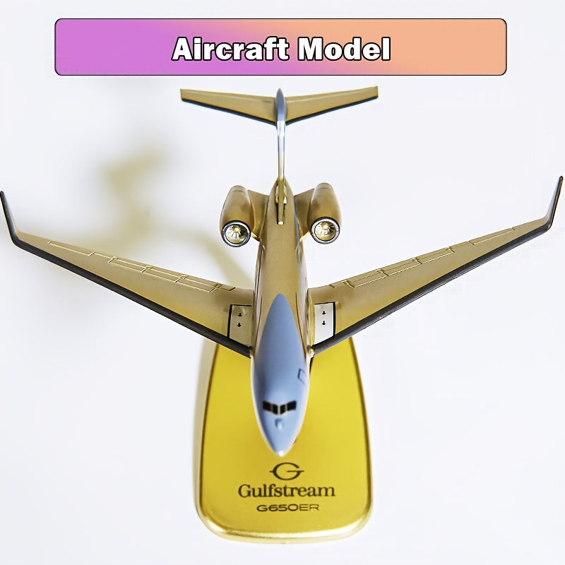 Tnessential 3-inch Golden Airplane Model (TWL Paint Style) 3D Decor