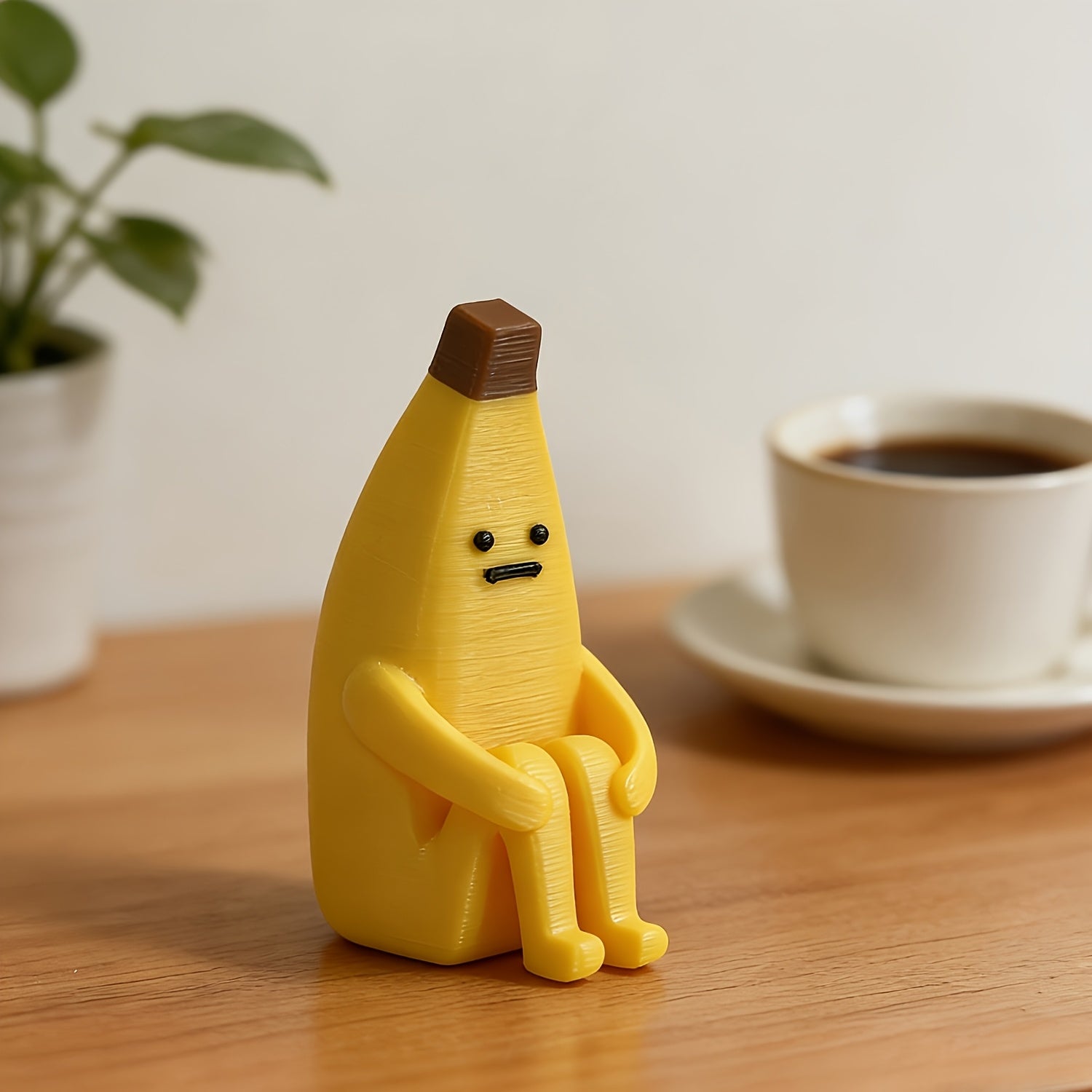 Tnessential U002f2\u002f3pcs Anxiety Bananas 3D Printed Ornaments 3D Decor