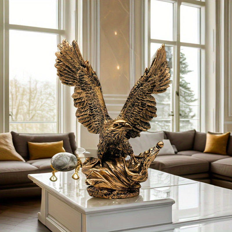 Tnessential Wing Spreading Eagle Statue 3D Decor