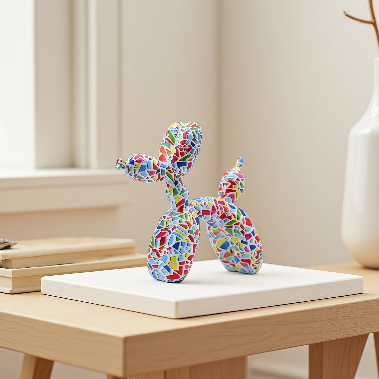 Tnessential Collectible Figurines 15.49cm Medium Colorful Mosaic Resin 3D Decor