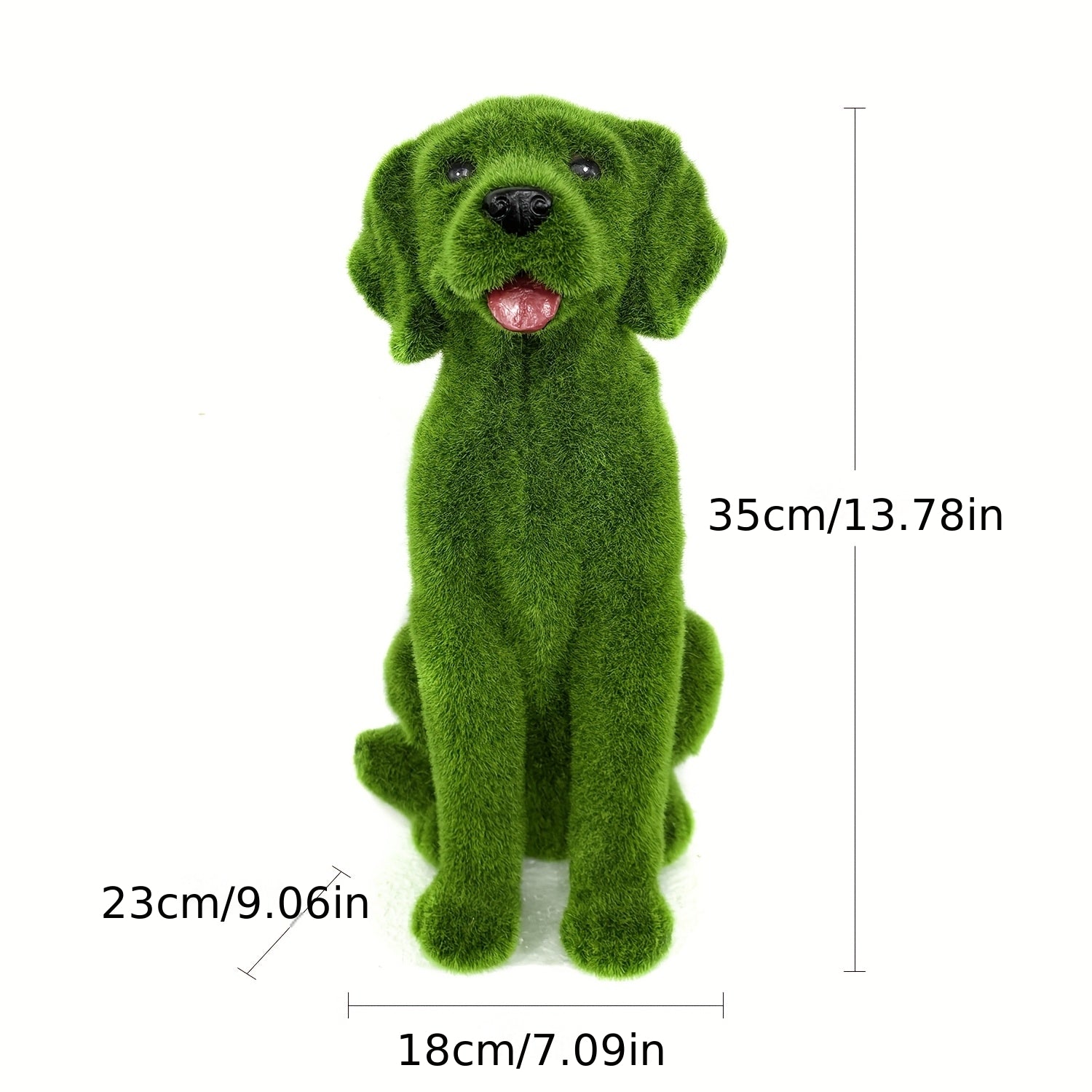 Tnessential Decorative Art Style Resin Dog Statue Featuring a Labrador 3D Decor