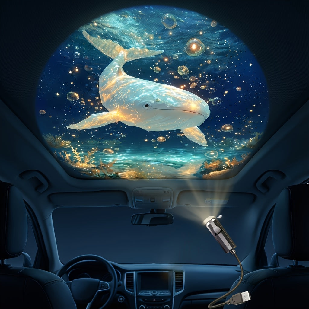 Tnessential Deep-sea Ocean Projection Light 3D Decor