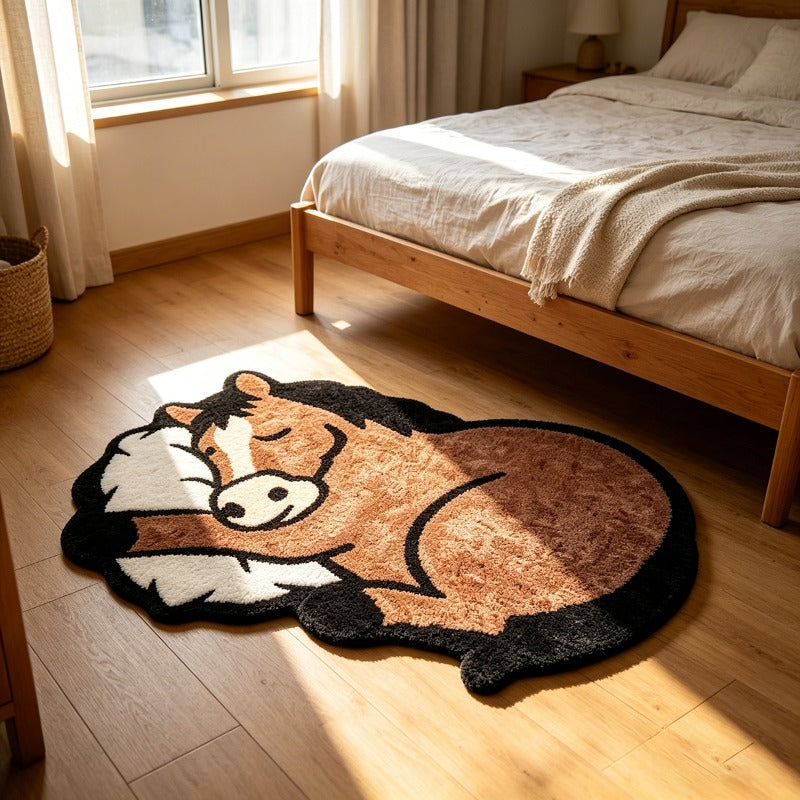 BROWN IRREGULAR 7 RUG view 3