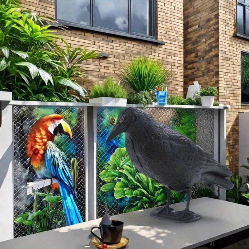 Tnessential Black Crow Sculpture 3D Decor
