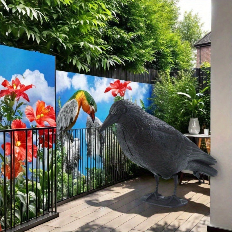 Tnessential Black Crow Sculpture 3D Decor