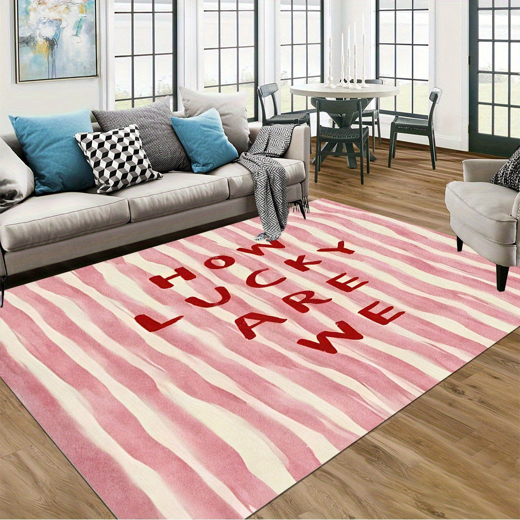 PINK VINTAGE RUG view 2