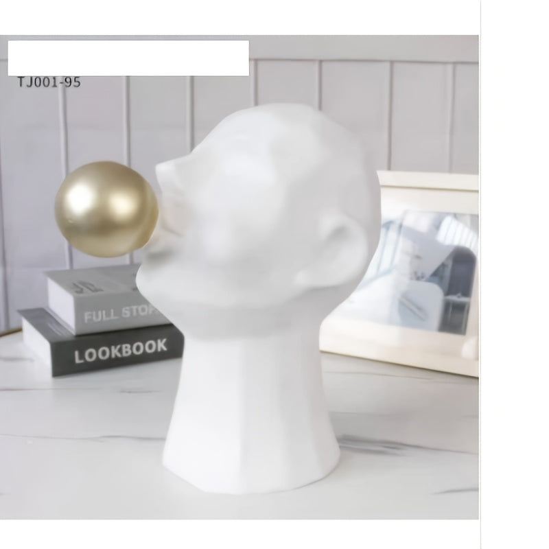 Tnessential Nordic Bubble-blowing Character Figurine 3D Decor