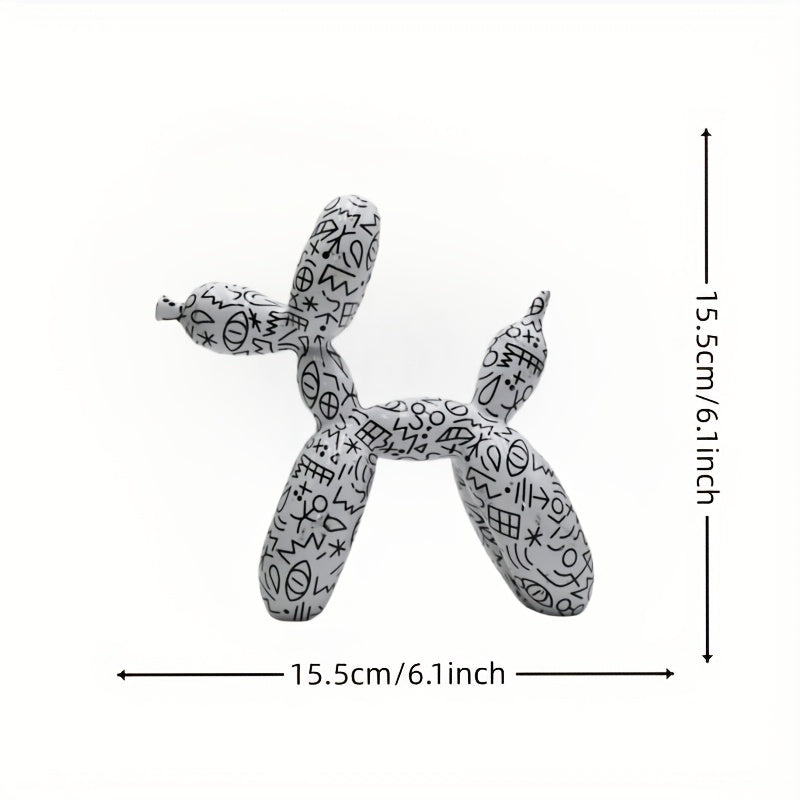Tnessential Chic Balloon Dog Sculpture 3D Decor